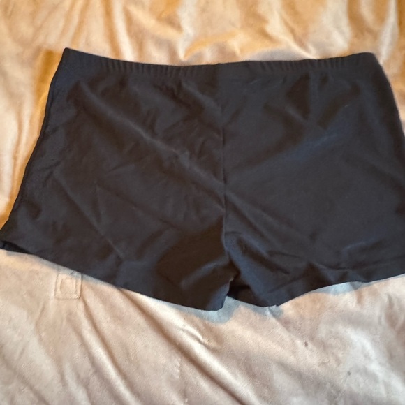 Women's Black  swim Shorts - Picture 1 of 3